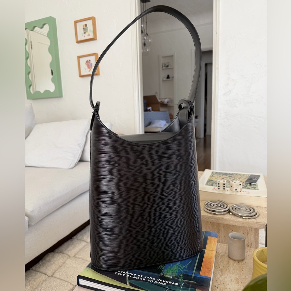 Louis Vuitton Black Epi Leather Bag
